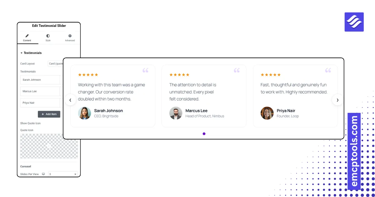 Testimonial Slider
