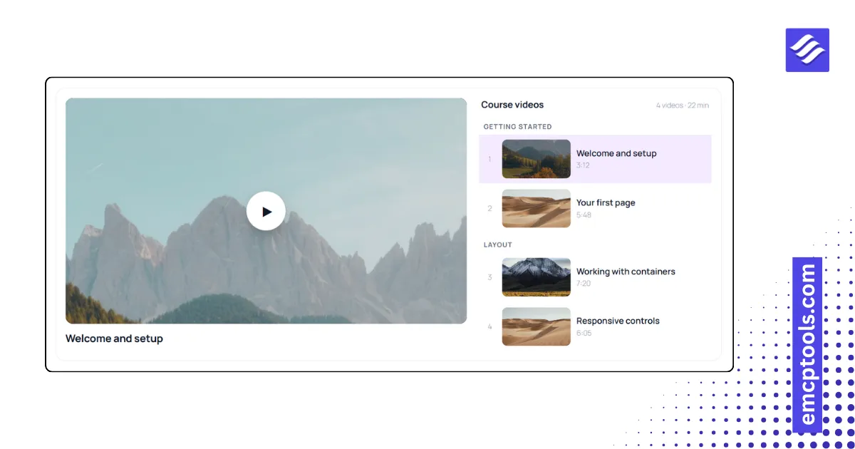 Video Playlist screenshot 1