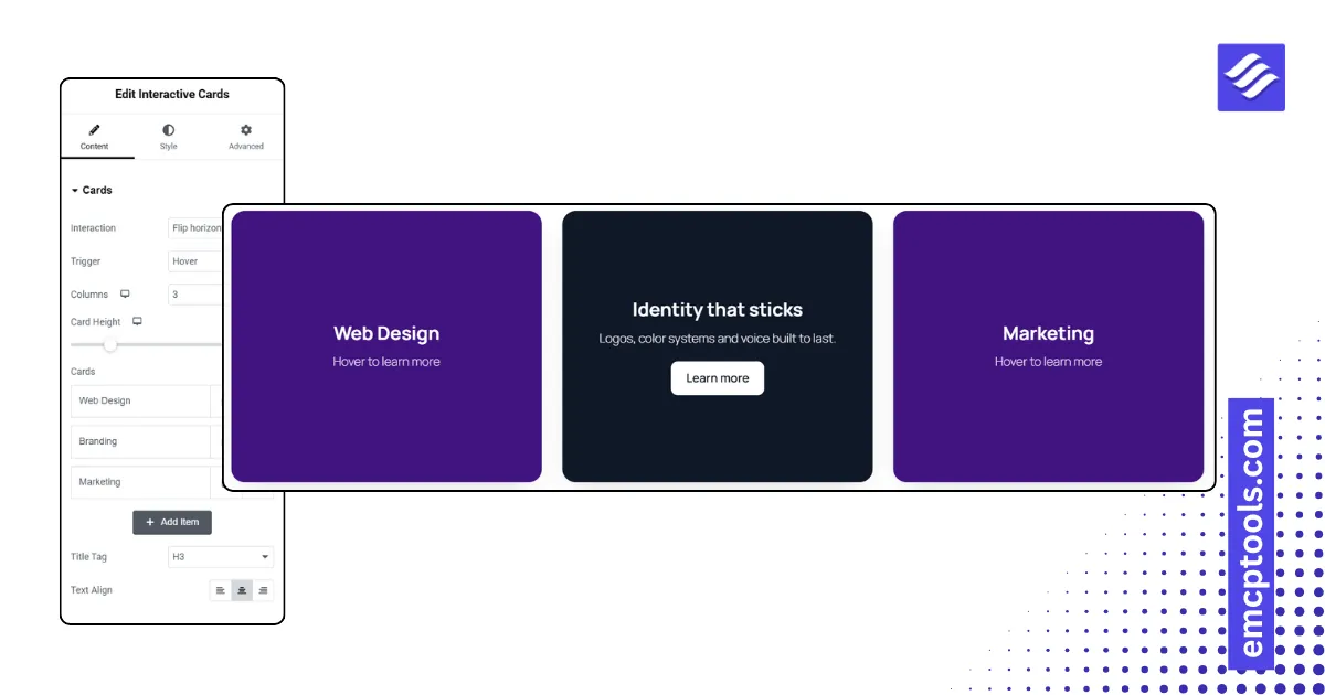 Interactive Cards